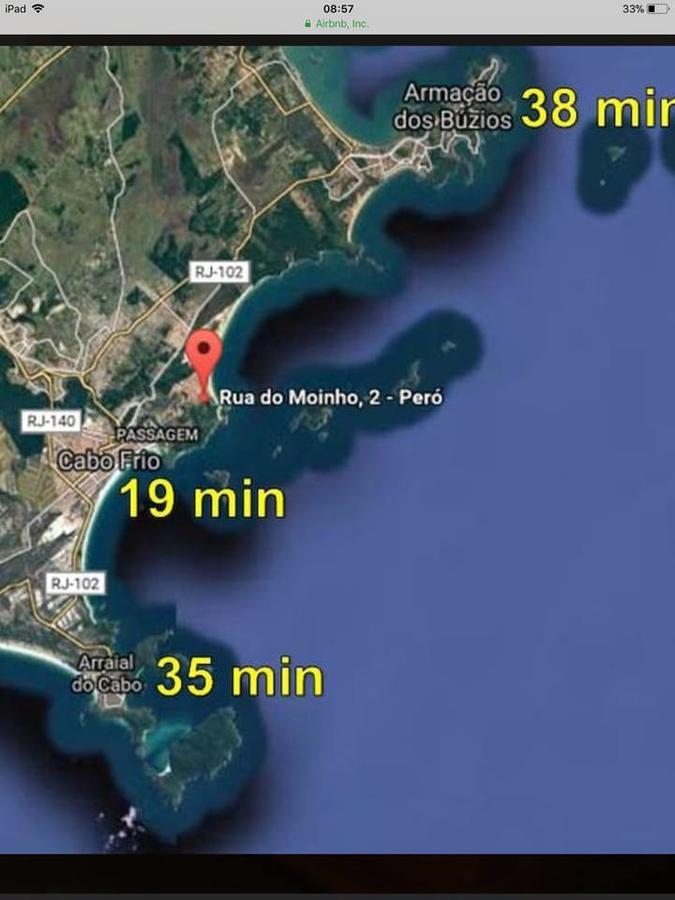 Lindo Apartamento Praia E Quiosque Abertos كابو فريو المظهر الخارجي الصورة